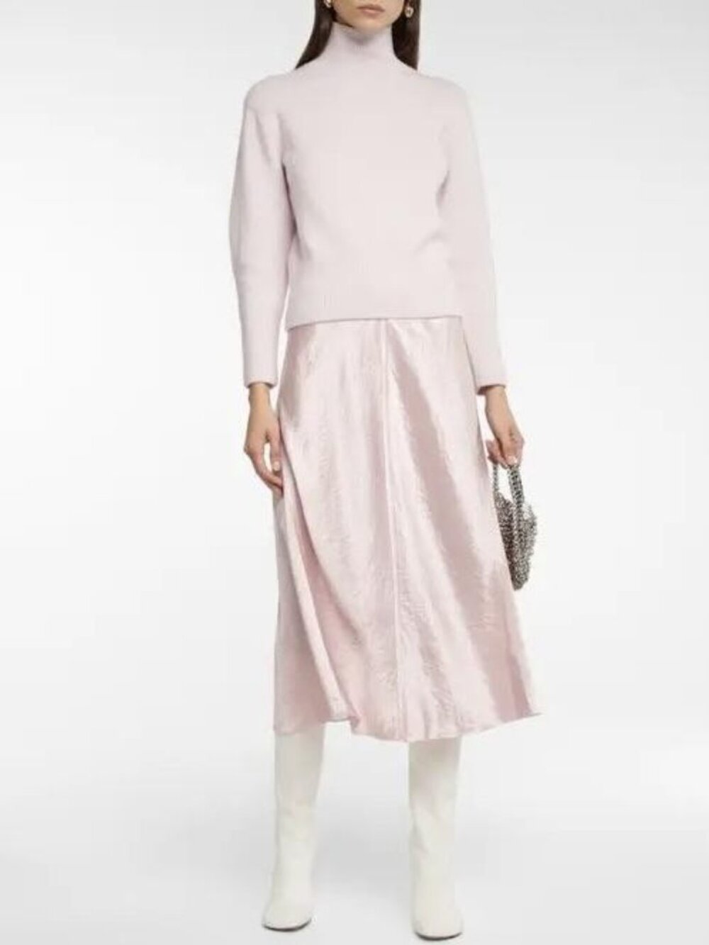 Vince - Wool Cashmere Blend Turtleneck Sweater - Sz M